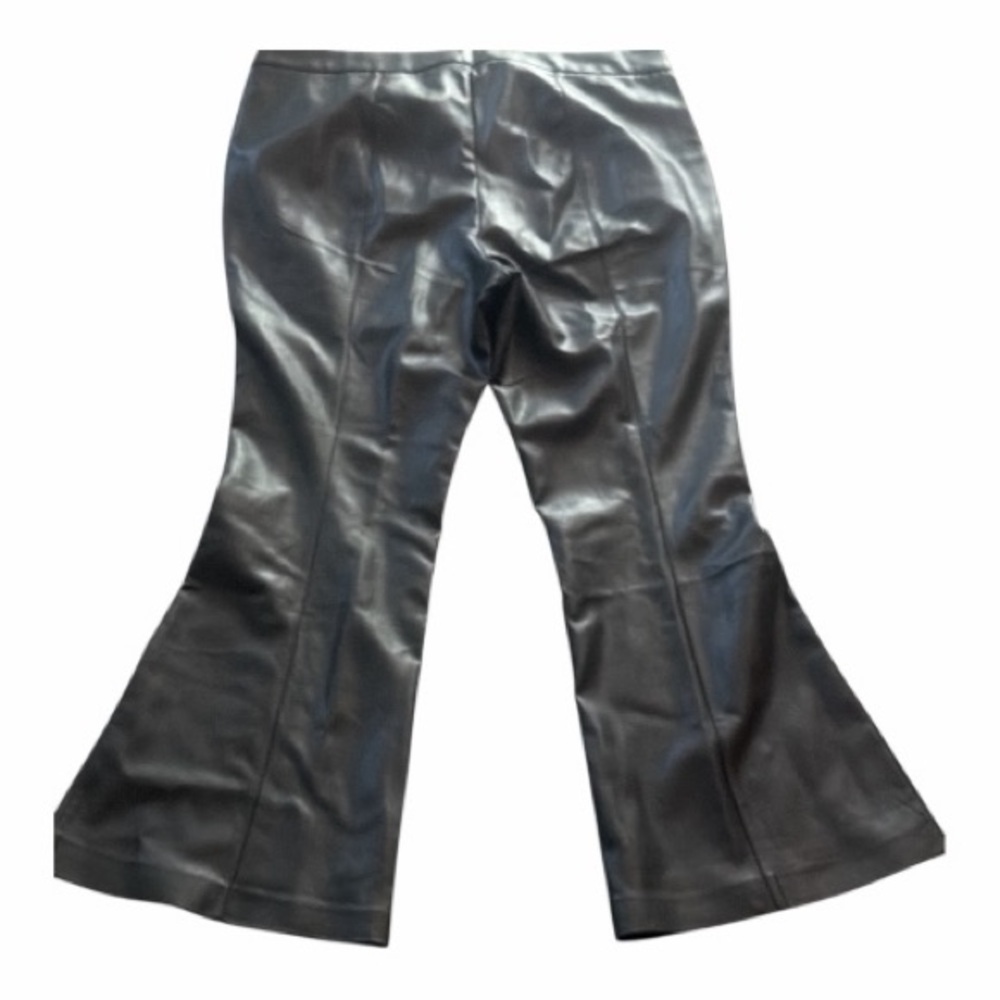 Eloquii Black Faux Leather Pants Women’s Size 18 - Picture 6 of 7